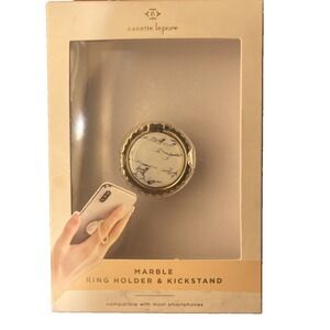 Nanette Lepore Universal Marble Ring Holder & Kickstand For‎ Smartphones New